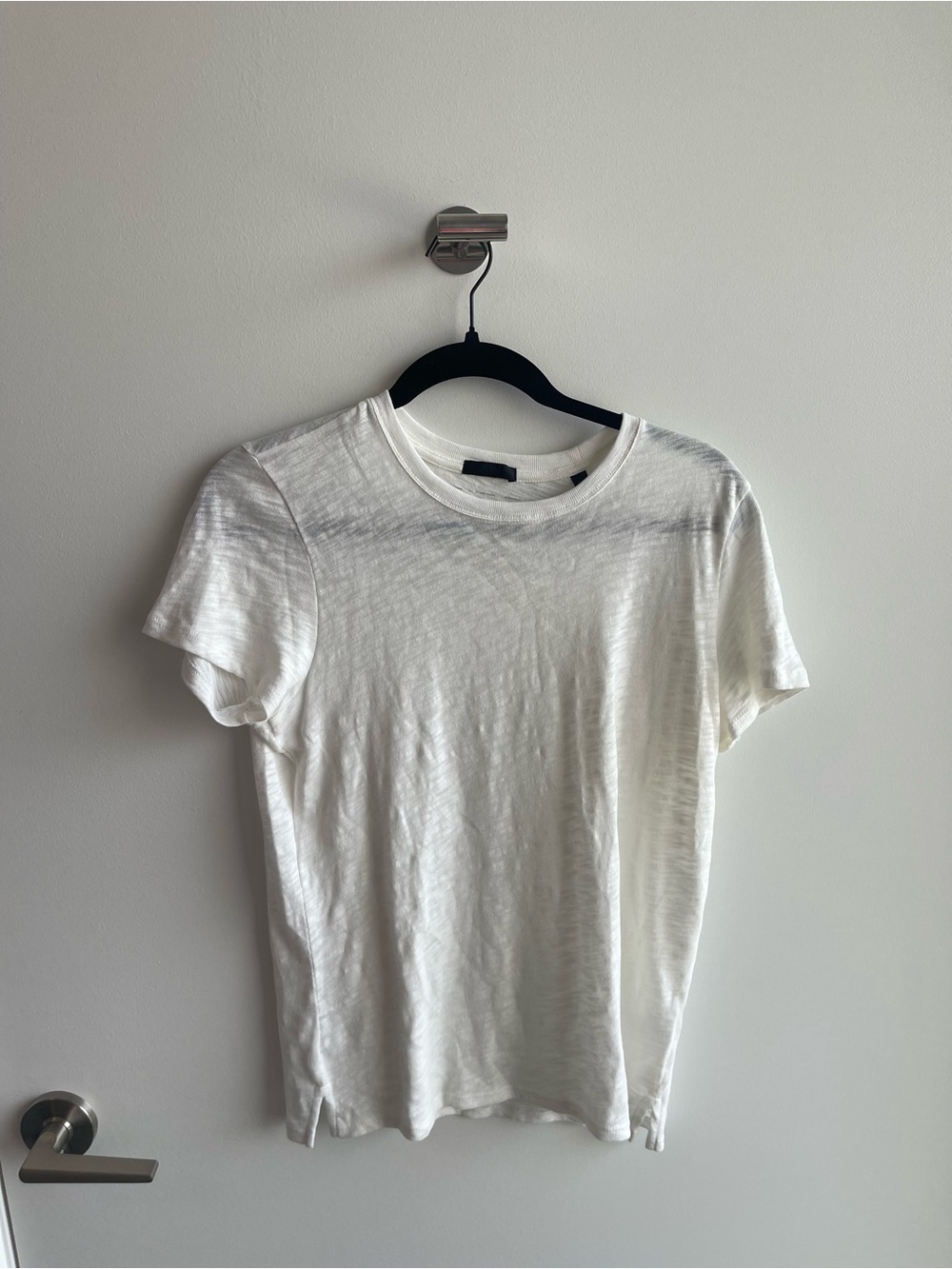 ATM White Crew Neck T-Shirt